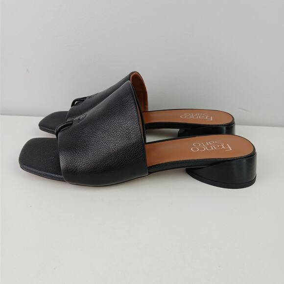 Franco Sarto SZ 8W Loran Black Leather Sandal NWOT - Picture 4 of 7